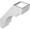 Ekena Millwork 5-in. W x 12-in. D x 16-in. H Pescadero Architectural Grade PVC Knee Brace BRCP05X12X16PEC - alternate 5